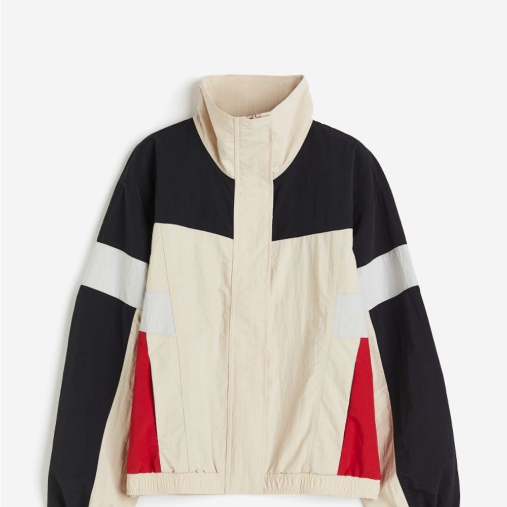 Chic Colorblock Windbreaker